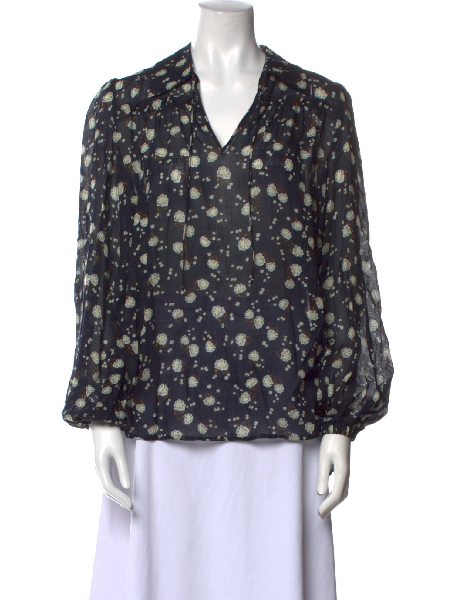 Dorothee Schumacher Floral Print Long Sleeve Blouse w/ Tags