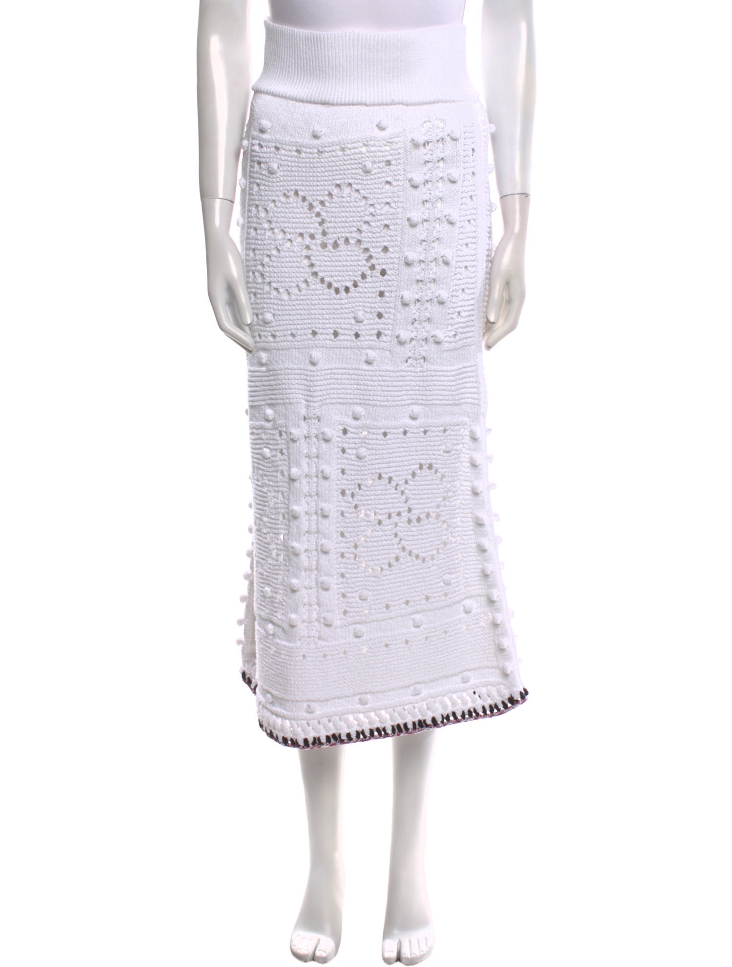 Dorothee Schumacher Lace Pattern Midi Length Skirt