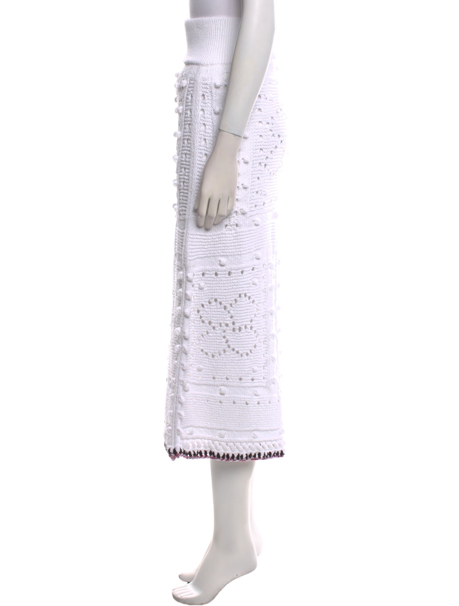 Dorothee Schumacher Lace Pattern Midi Length Skirt