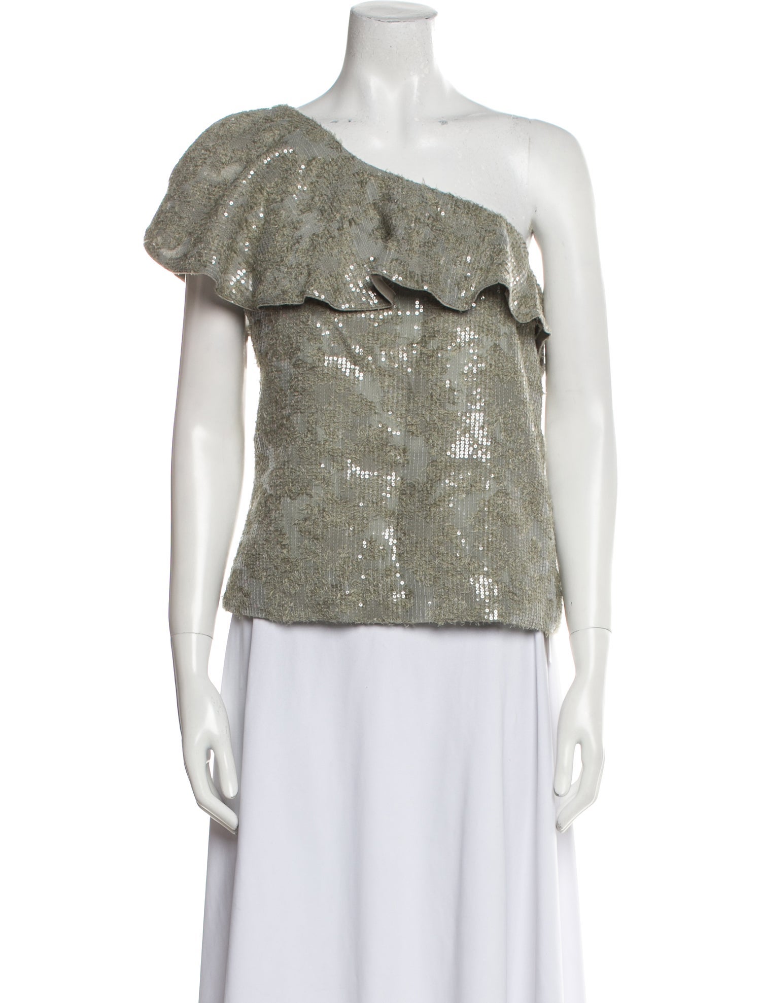 Dorothee Schumacher One-Shoulder Short Sleeve Top w/ Tags