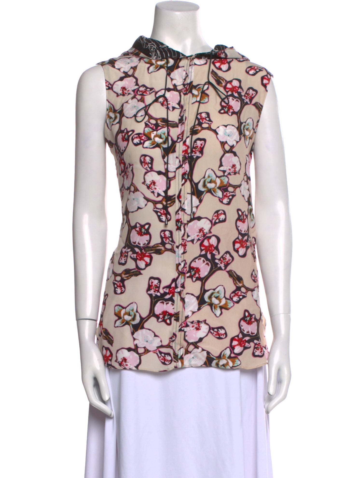 Dorothee Schumacher Floral Print Mock Neck Top