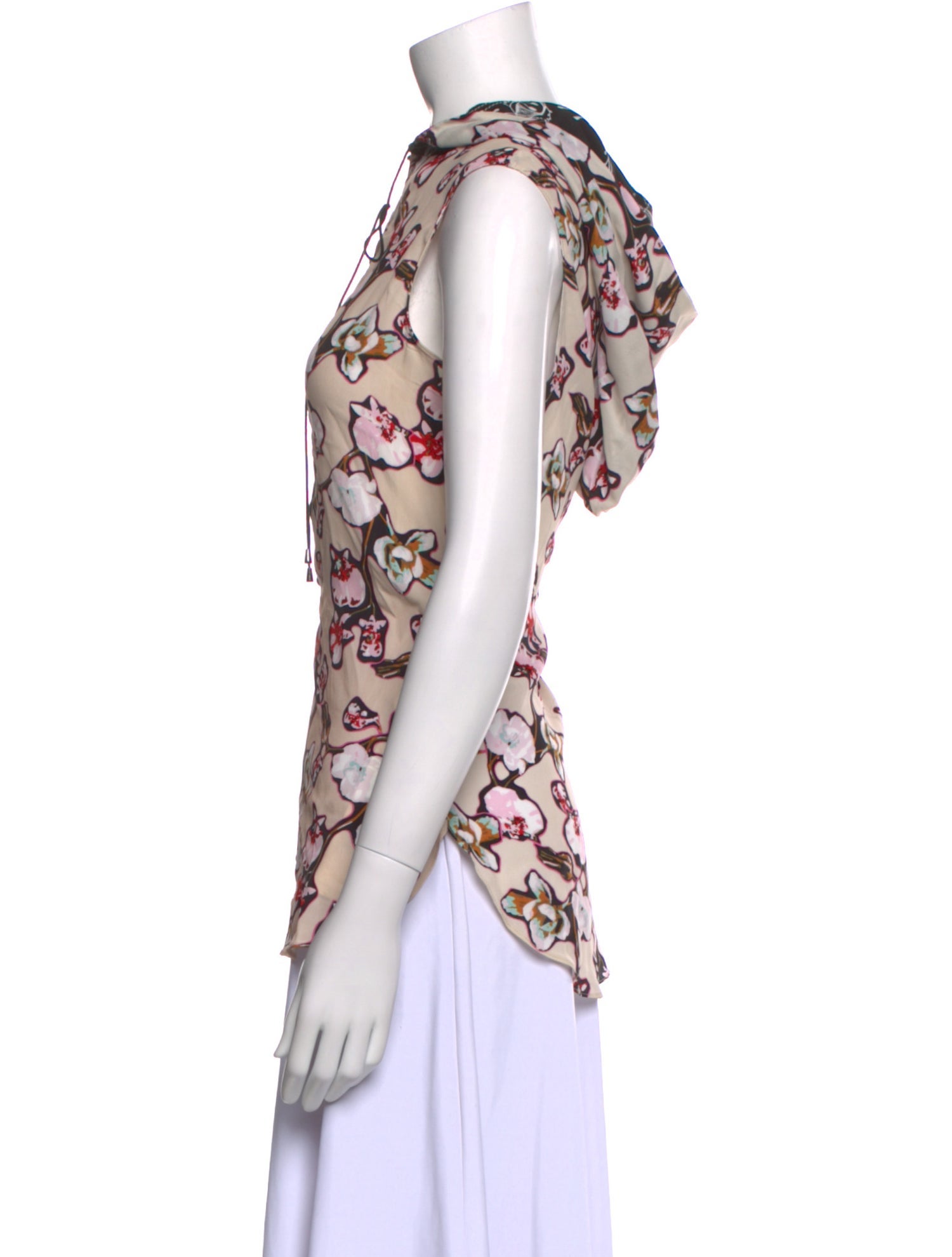 Dorothee Schumacher Floral Print Mock Neck Top
