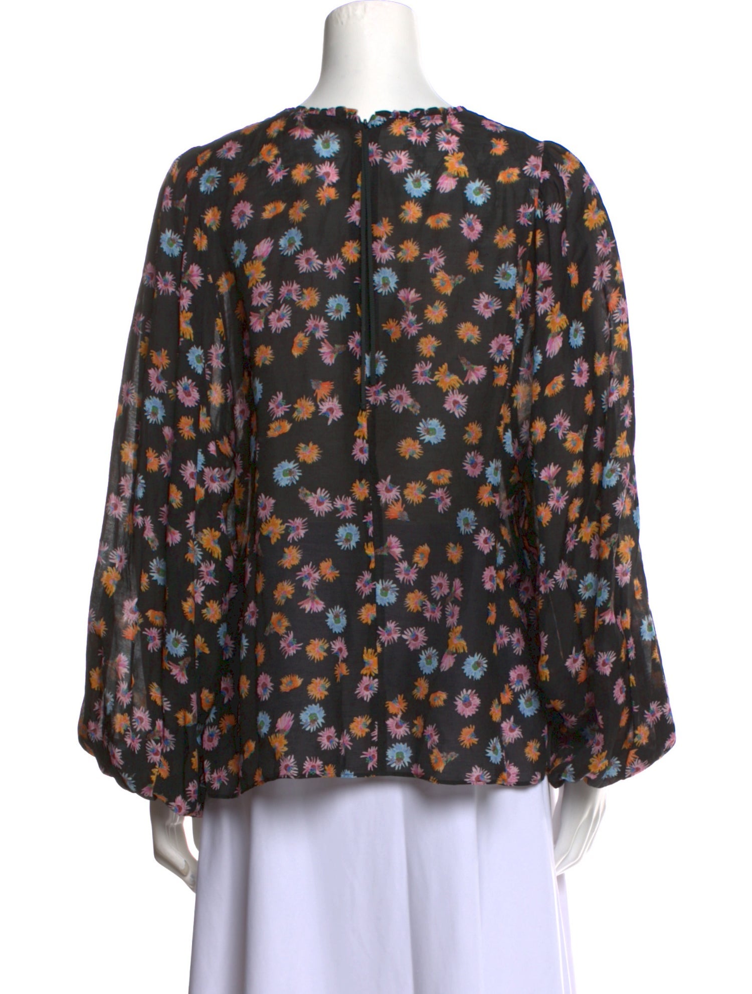 Dorothee Schumacher Floral Print Crew Neck Blouse