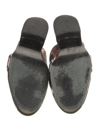 Dorothee Schumacher Embossed Leather Printed Mules