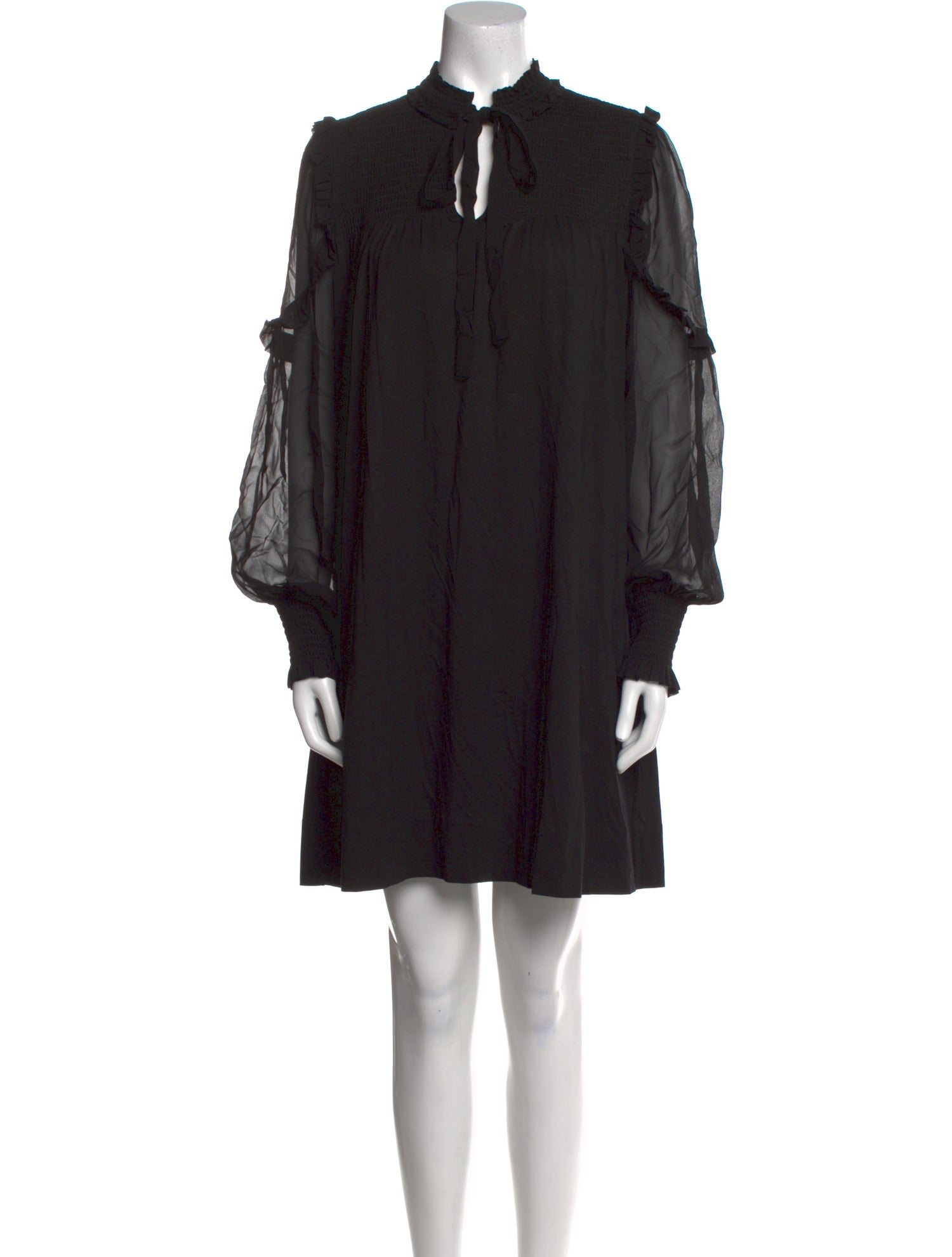 Dorothee Schumacher Tie Neck Mini Dress