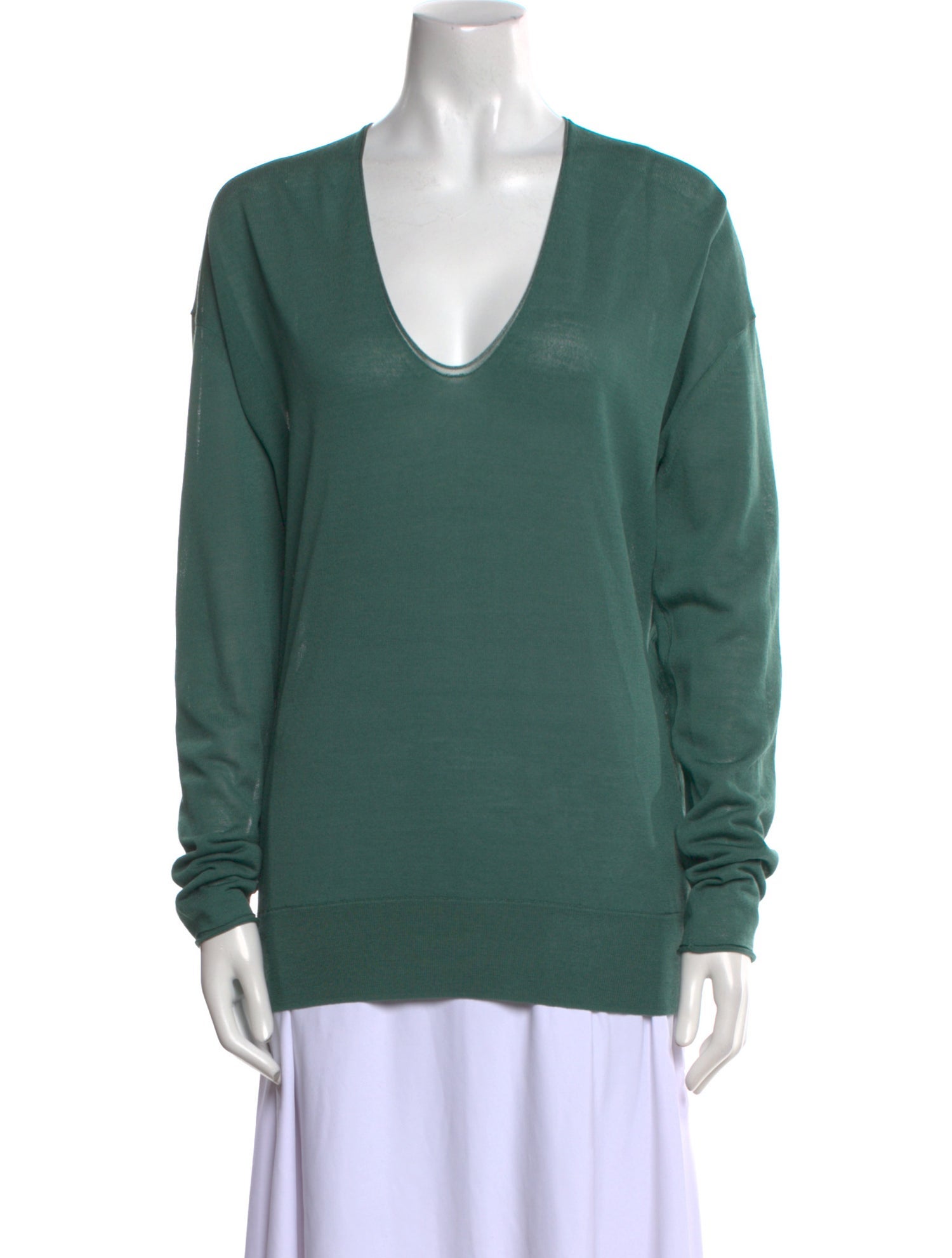 Dorothee Schumacher V-Neck Long Sleeve Sweatshirt w/ Tags