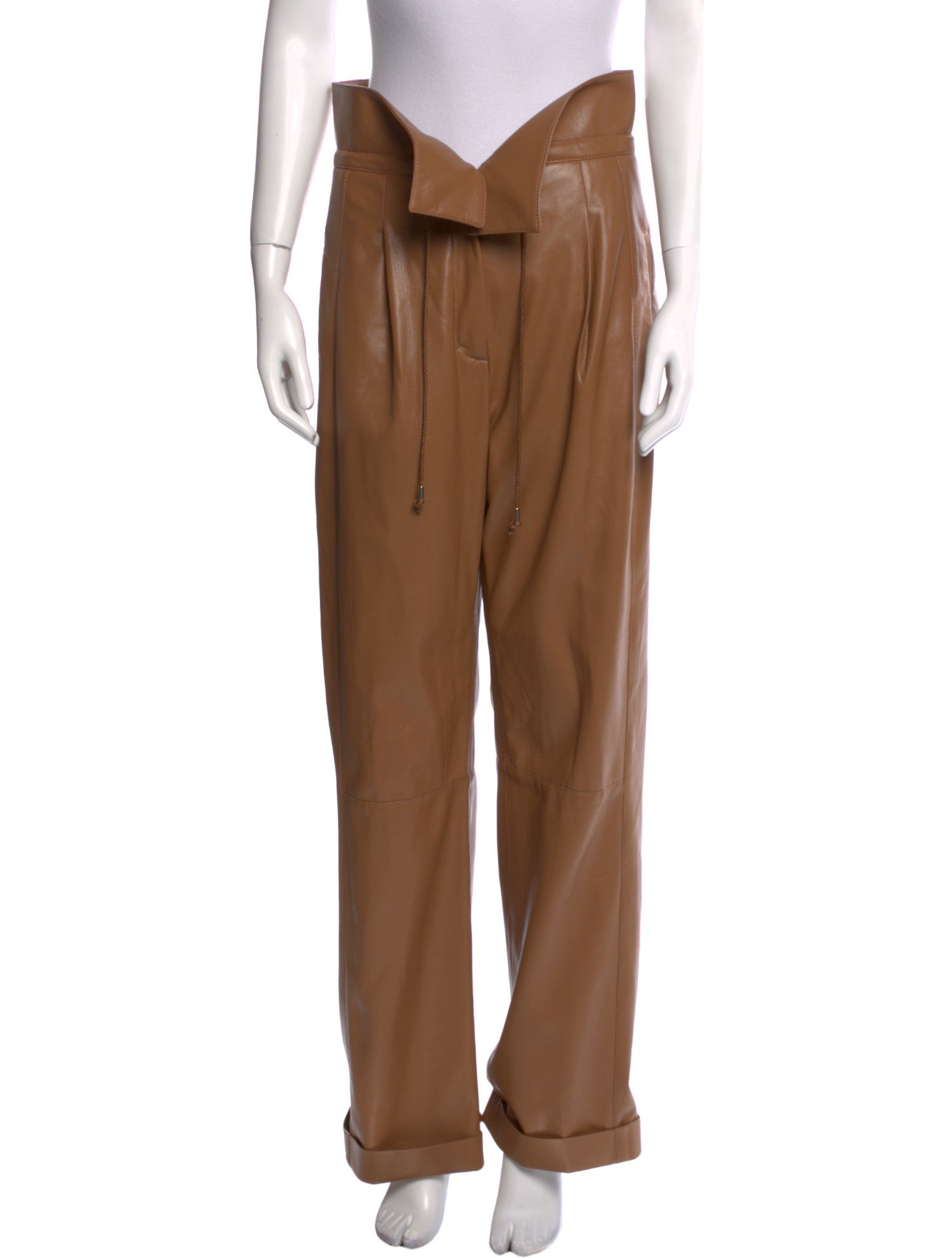 Dorothee Schumacher Faux Leather Wide Leg Pants