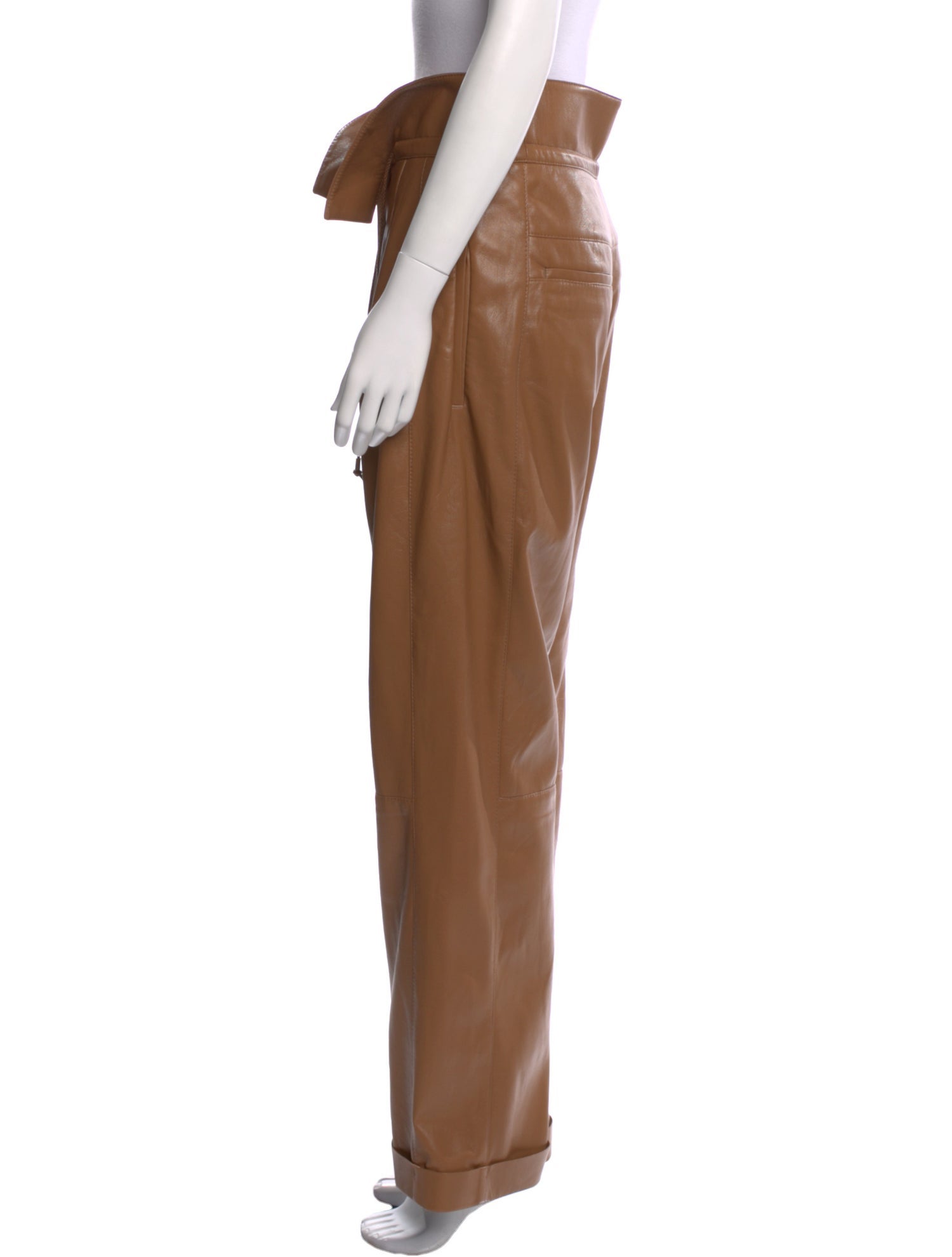 Dorothee Schumacher Faux Leather Wide Leg Pants