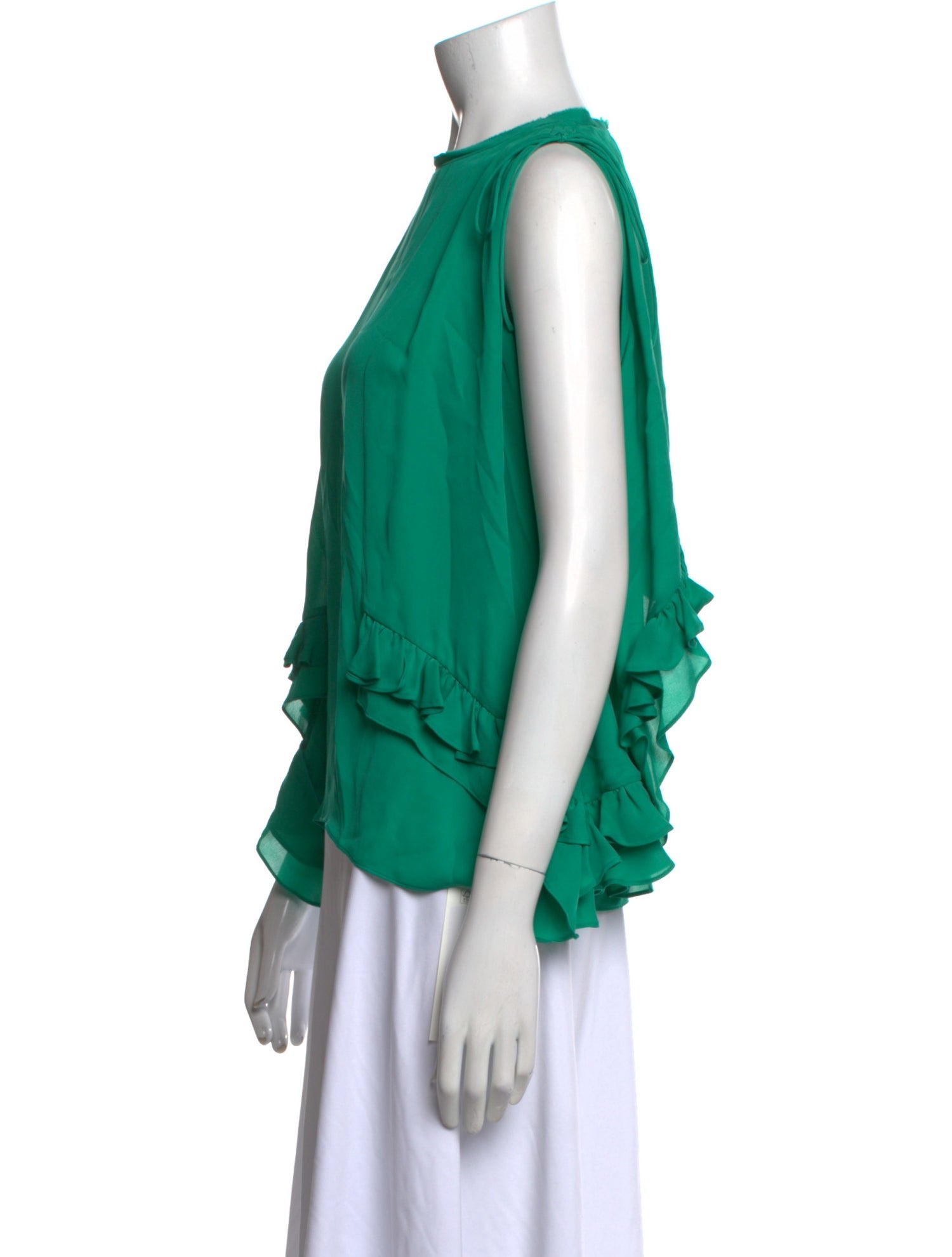 Dorothee Schumacher Silk Crew Neck Top