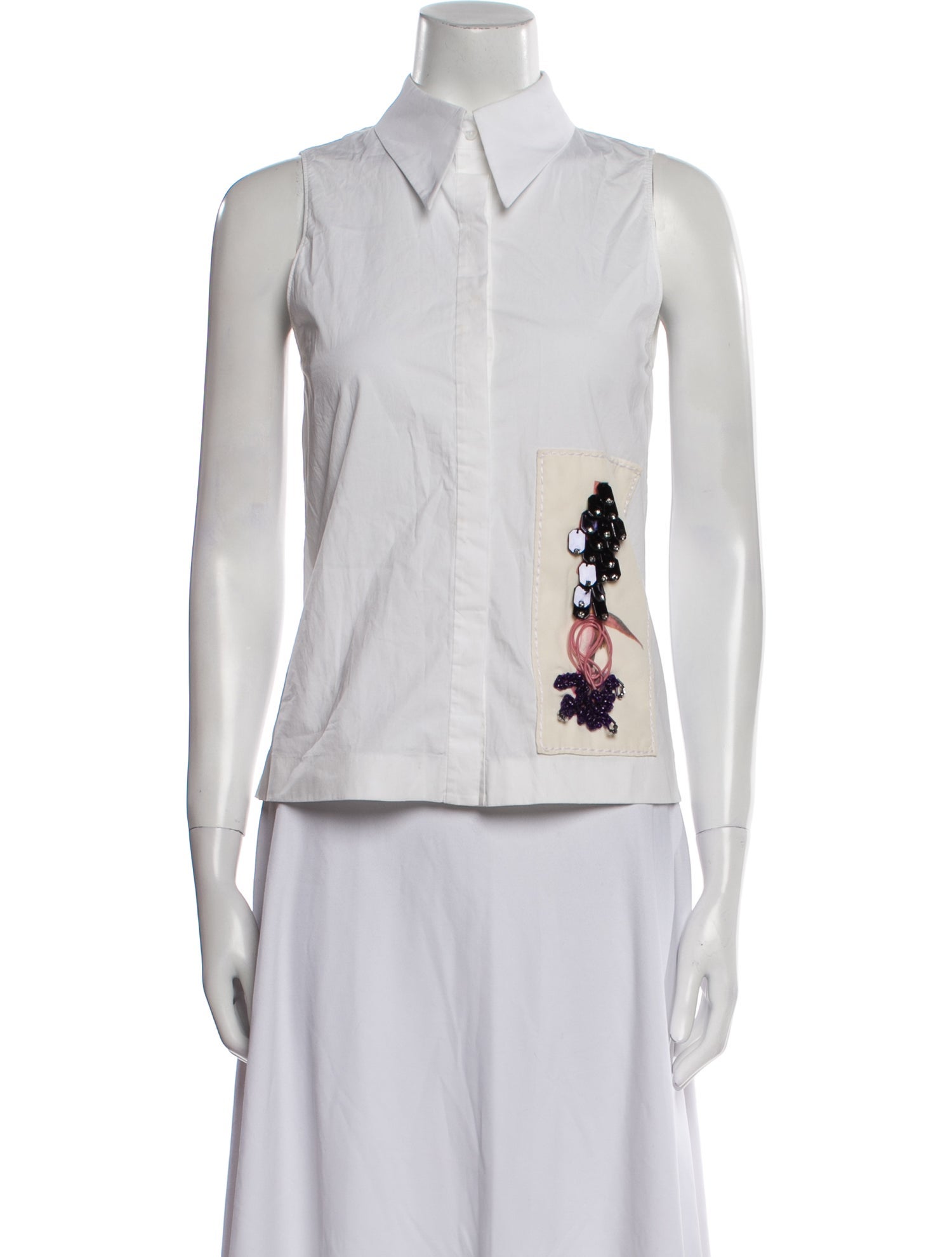 Dorothee Schumacher Sleeveless Button-Up Top