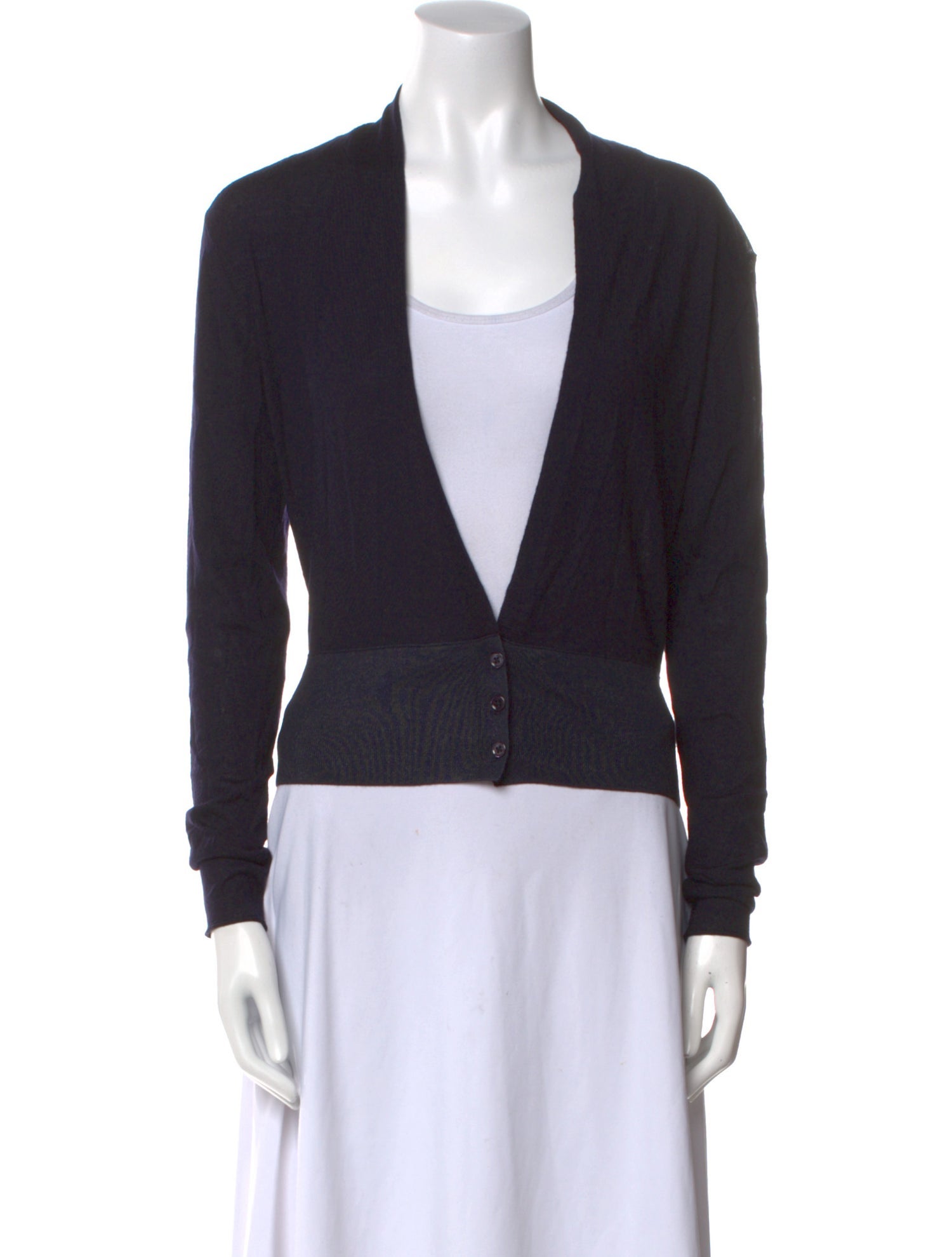 Dorothee Schumacher Virgin Wool Plunge Neckline Sweater w/ Tags