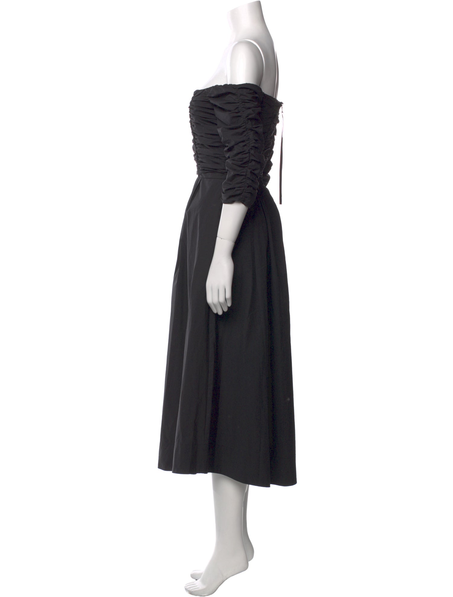 Dorothee Schumacher Square Neckline Midi Length Dress