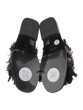 Dorothee Schumacher Leather Patterned Slides