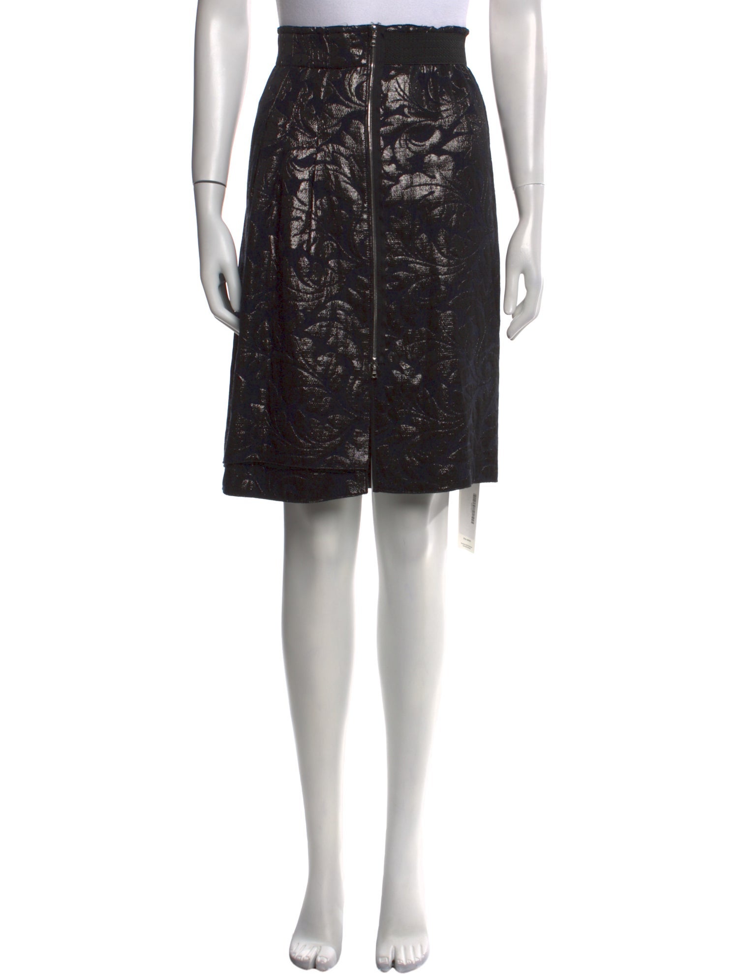 Schumacher Pleated Accents Knee-Length Skirt