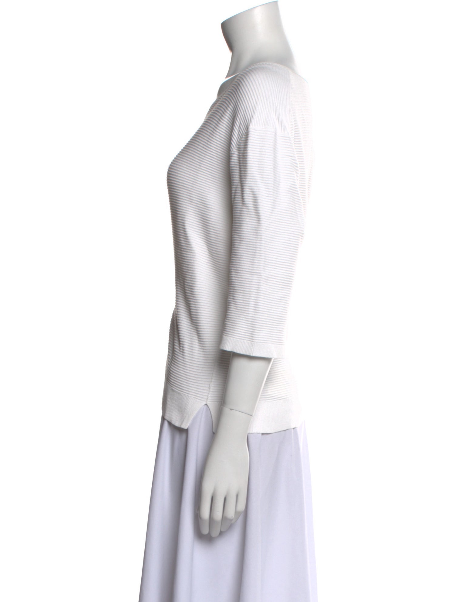 Dorothee Schumacher Bateau Neckline Three-Quarter Sleeve T-Shirt