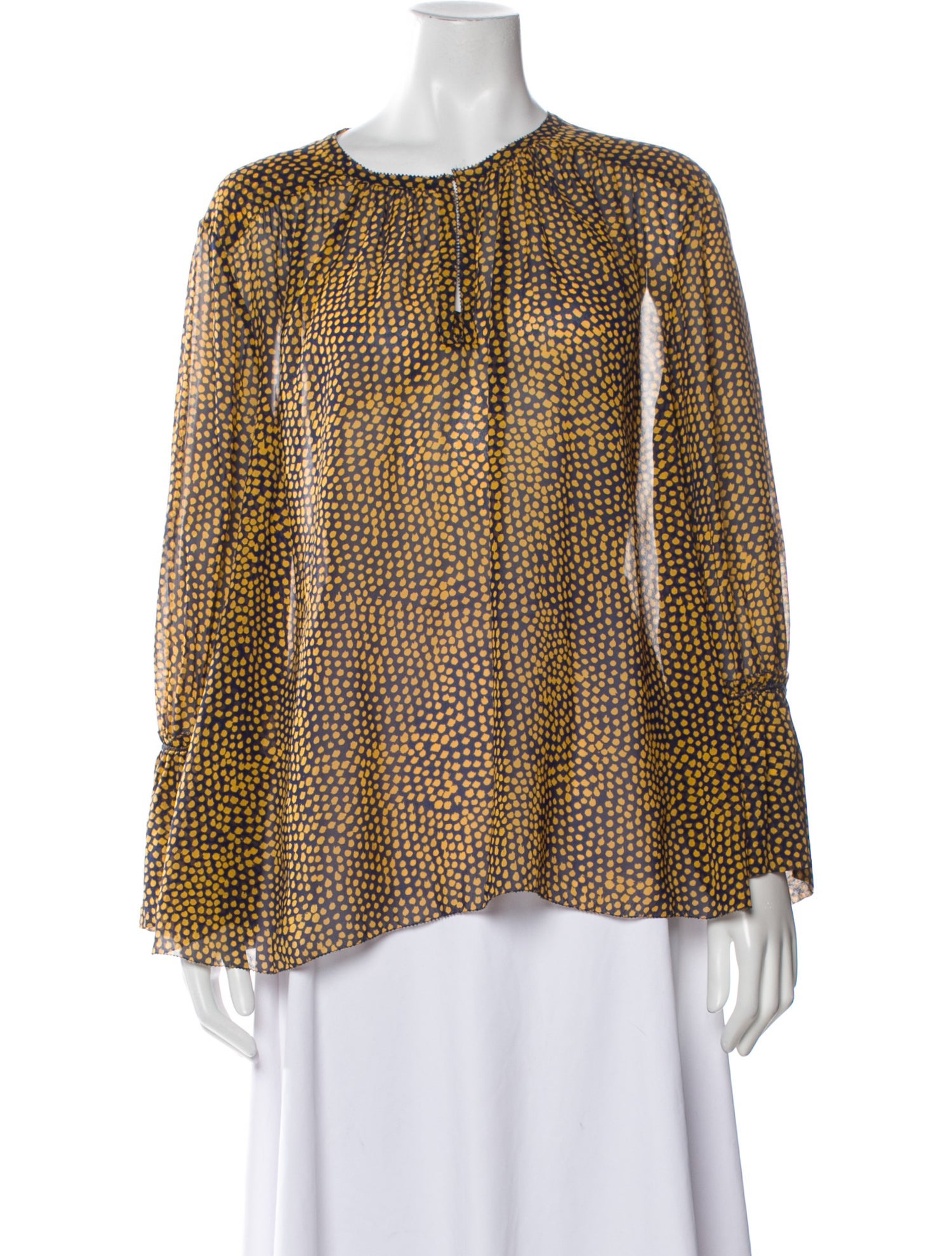 Dorothee Schumacher Printed Crew Neck Blouse