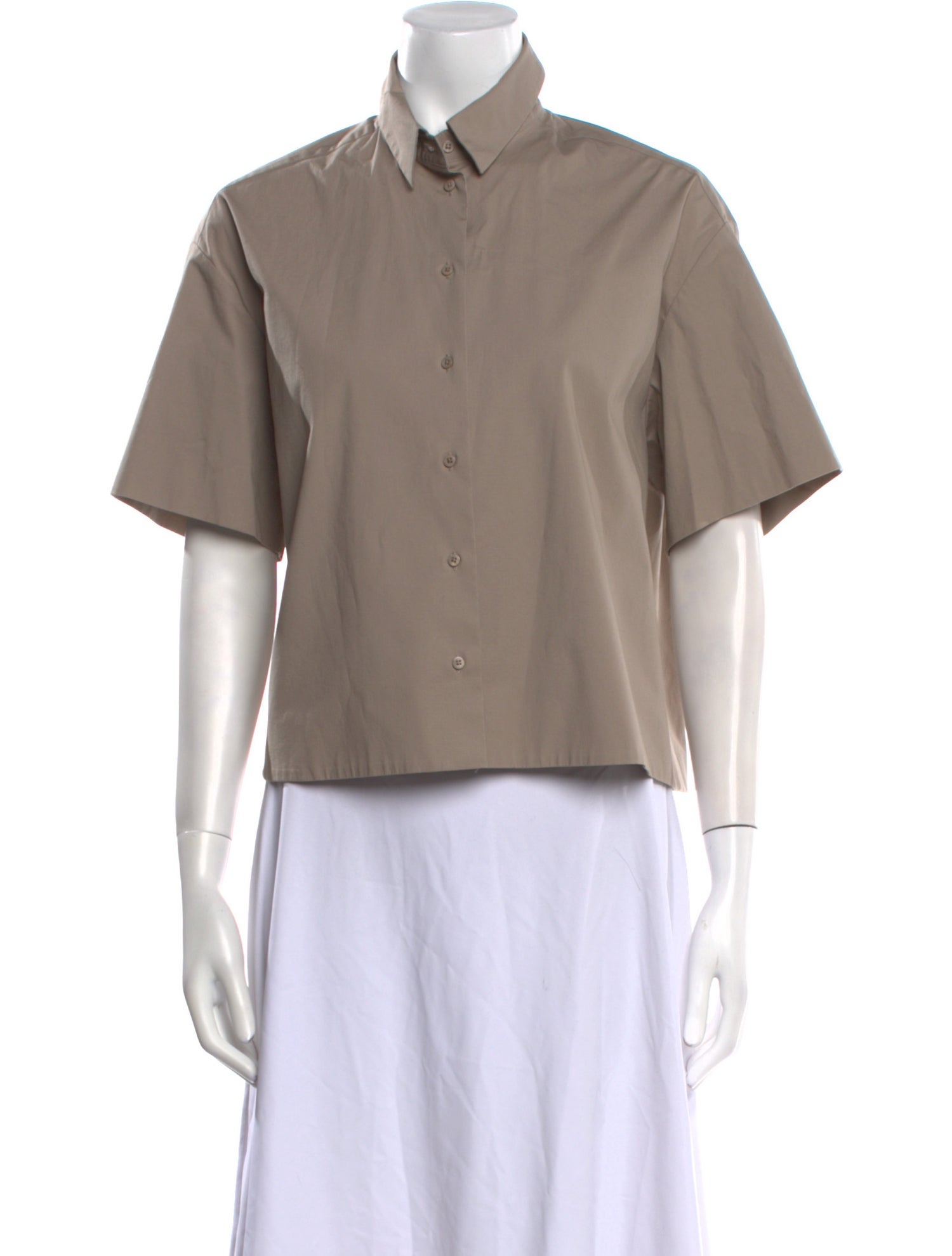 Dorothee Schumacher Short Sleeve Crop Top