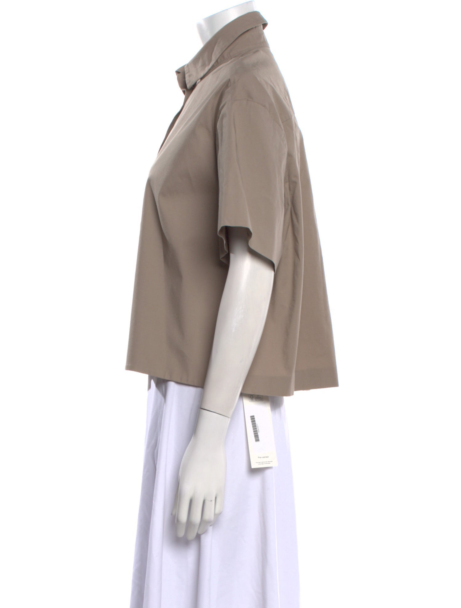 Dorothee Schumacher Short Sleeve Crop Top