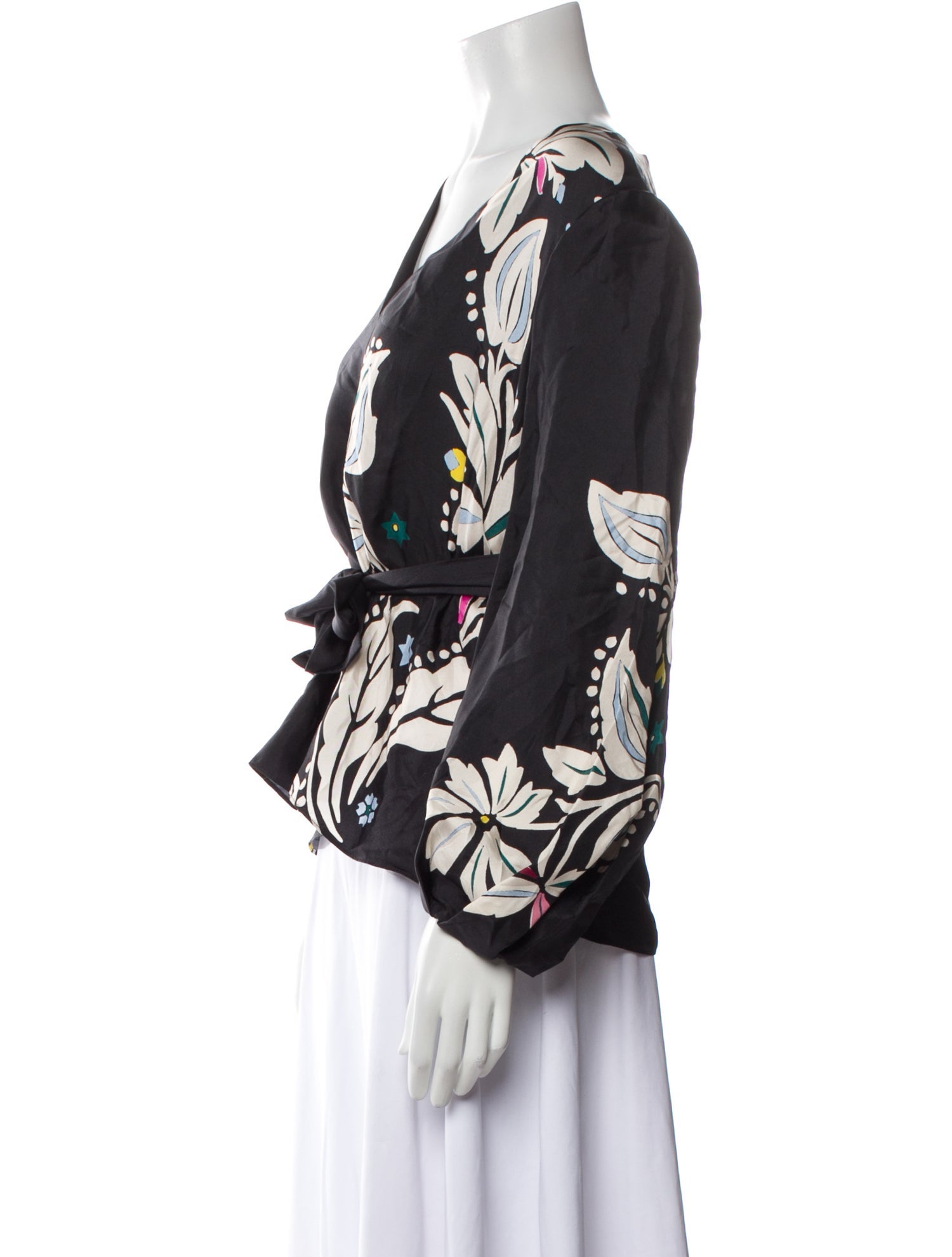 Dorothee Schumacher Floral Print V-Neck Blouse