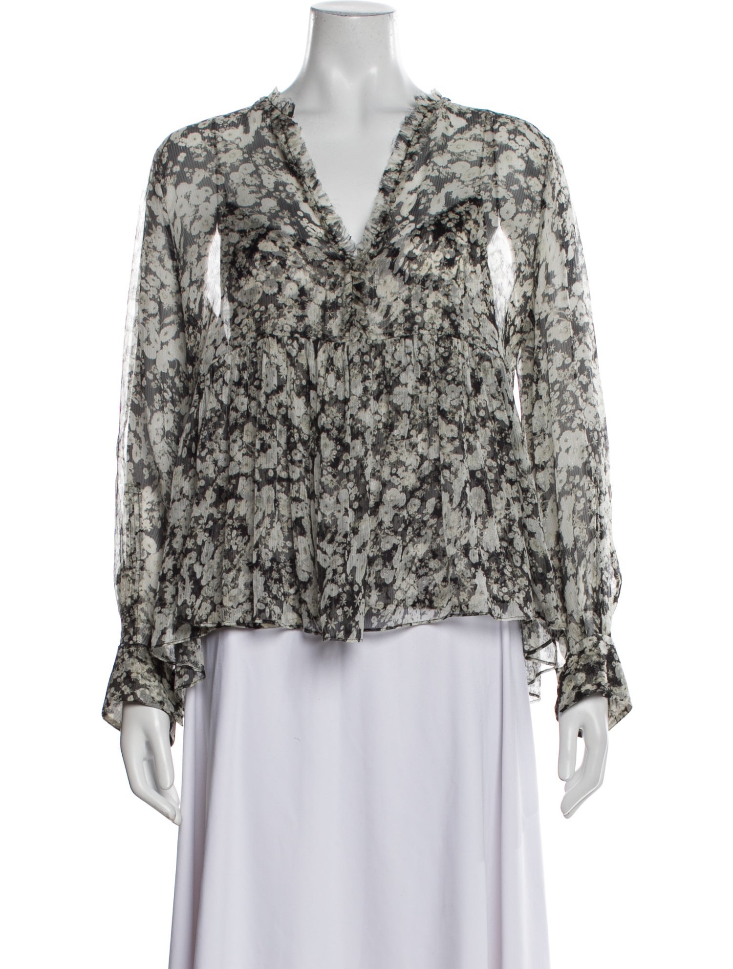 Dorothee Schumacher Silk Floral Print Blouse