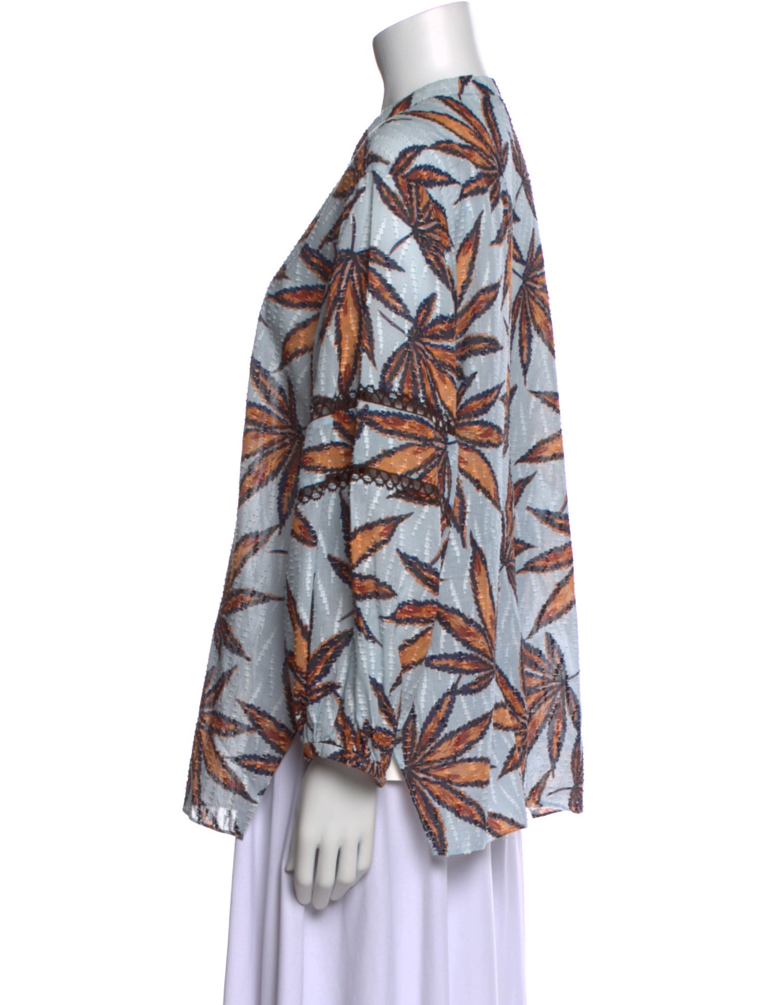 Dorothee Schumacher Printed Long Sleeve Button-Up Top