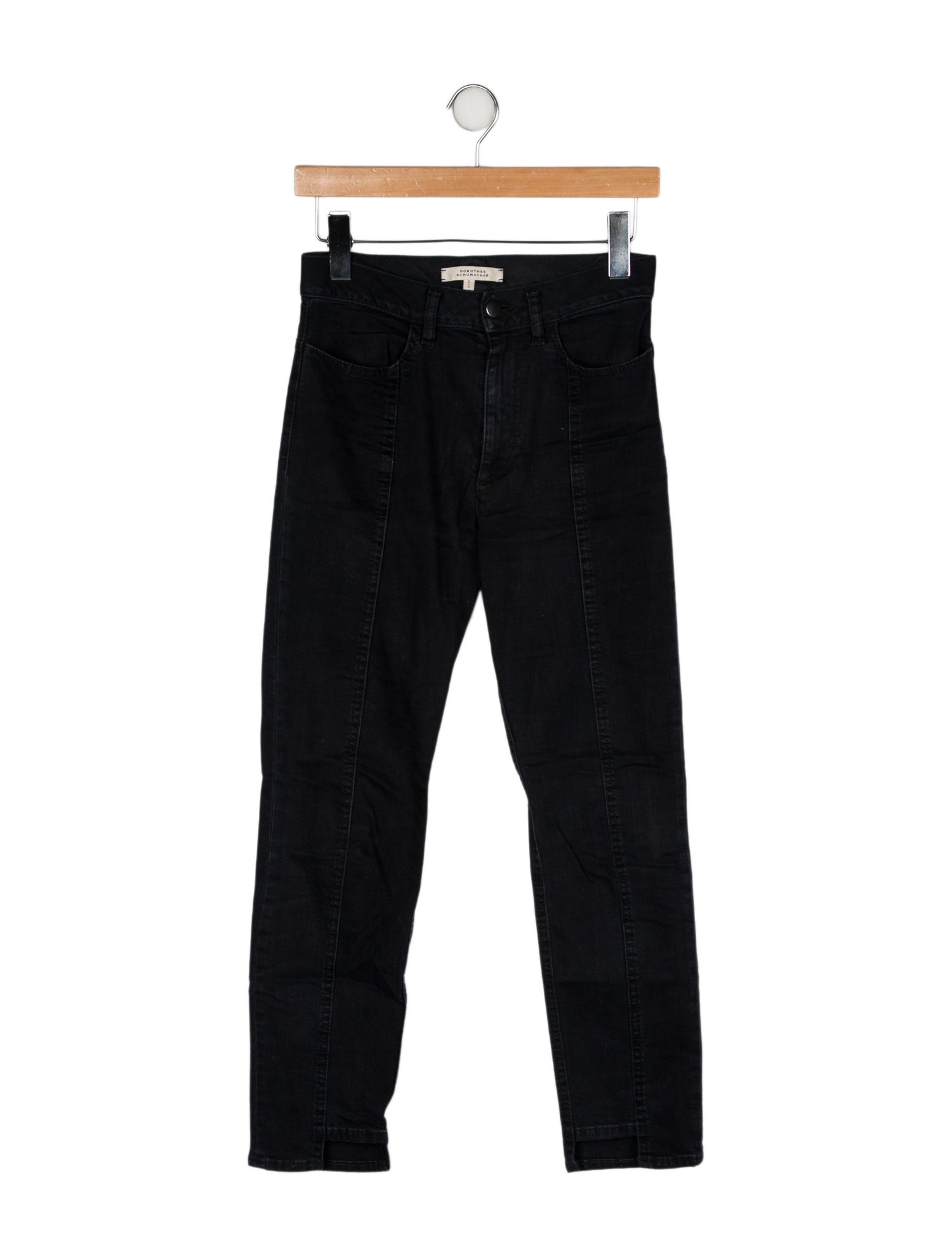 Dorothee Schumacher Mid-Rise Straight Leg Jeans