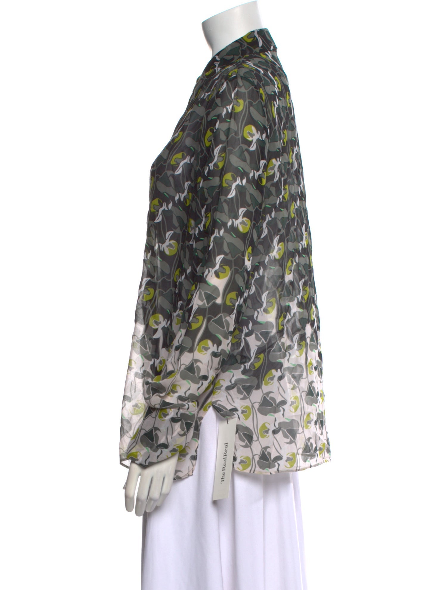 Dorothee Schumacher Silk Printed Button-Up Top