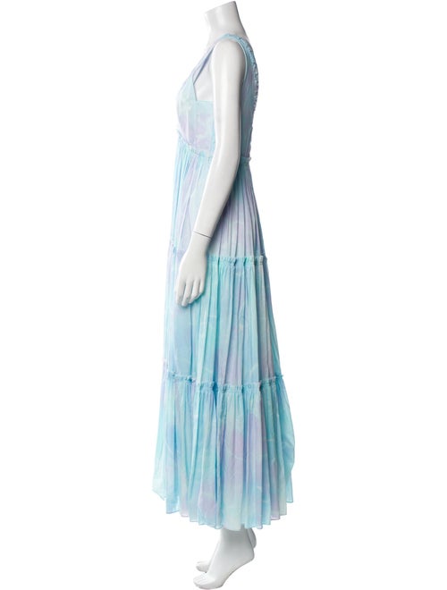 Dorothee Schumacher Tie-Dye Print Long Dress