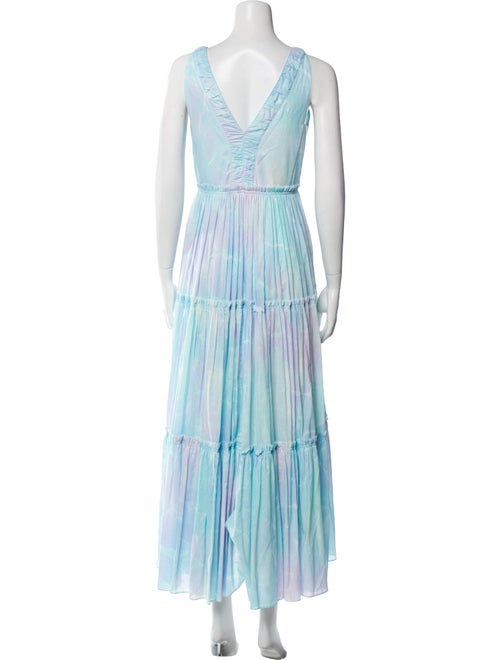 Dorothee Schumacher Tie-Dye Print Long Dress