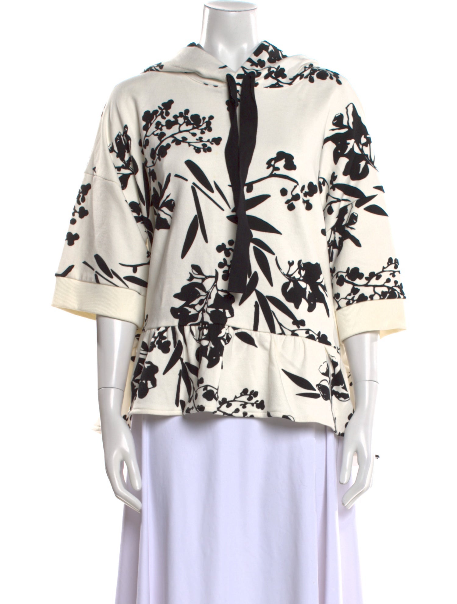 Dorothee Schumacher Floral Print Mock Neck Blouse