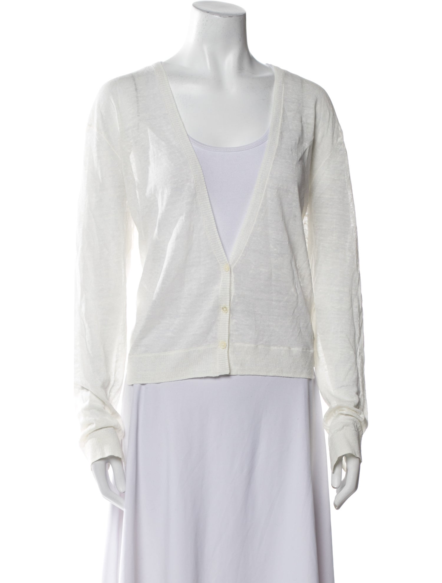 Dorothee Schumacher Linen V-Neck Sweater w/ Tags