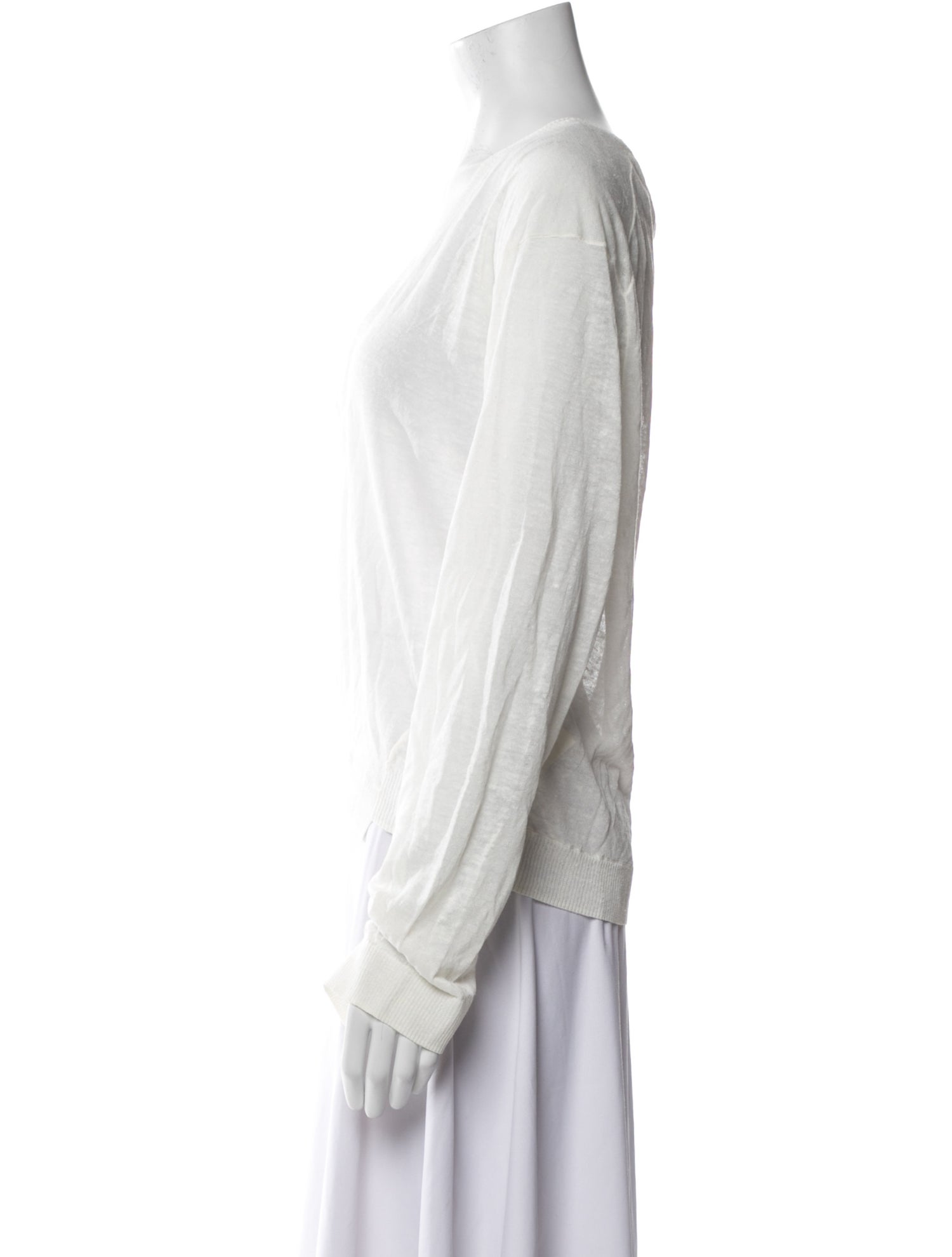 Dorothee Schumacher Linen V-Neck Sweater w/ Tags