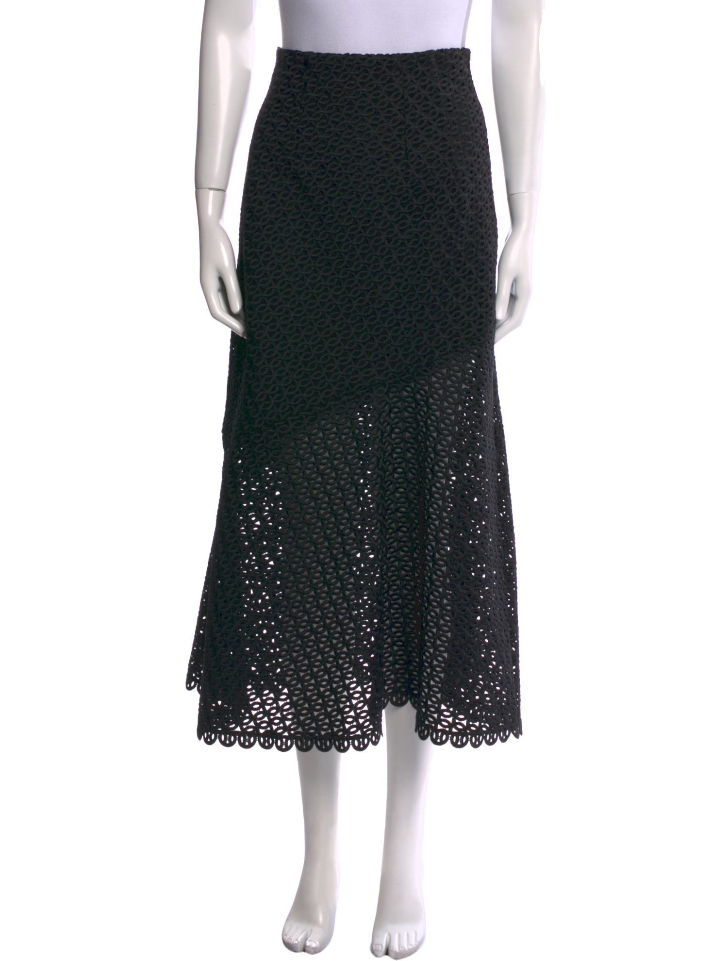 Dorothee Schumacher Cutout Accent Midi Length Skirt