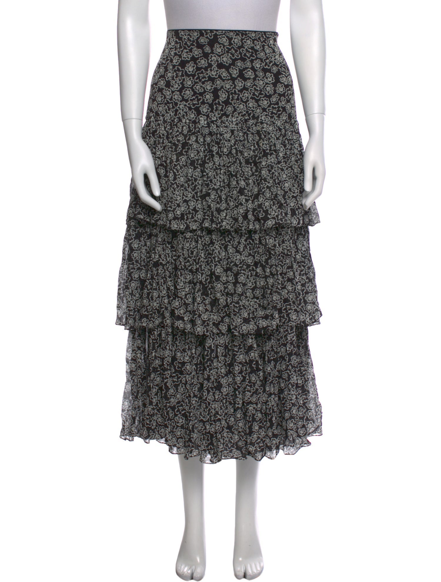 Dorothee Schumacher Floral Print Midi Length Skirt