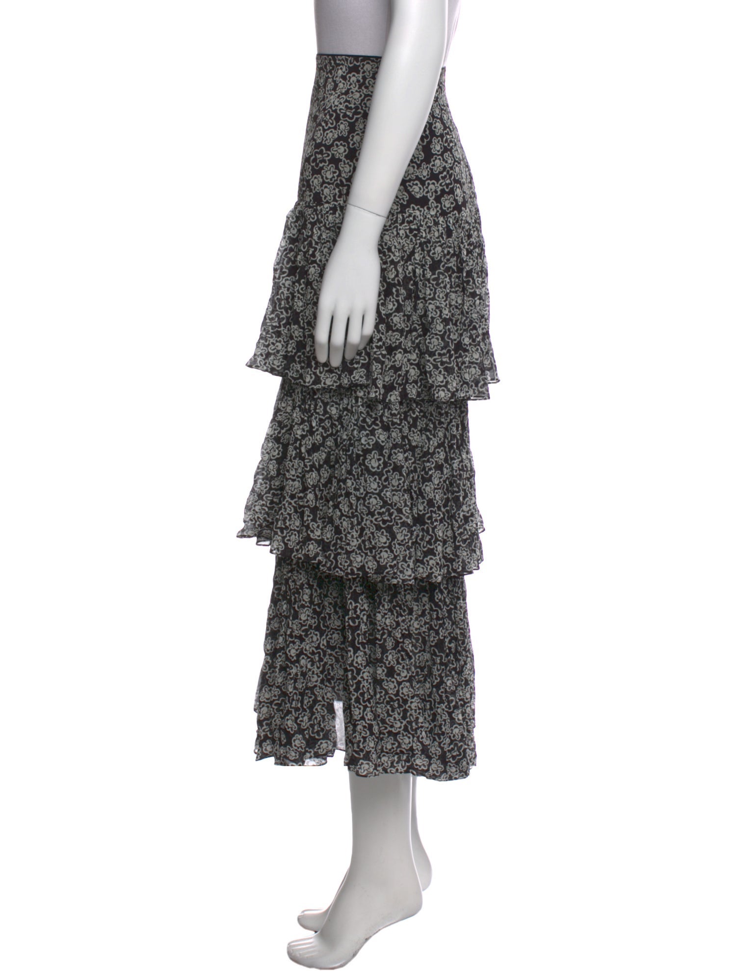 Dorothee Schumacher Floral Print Midi Length Skirt