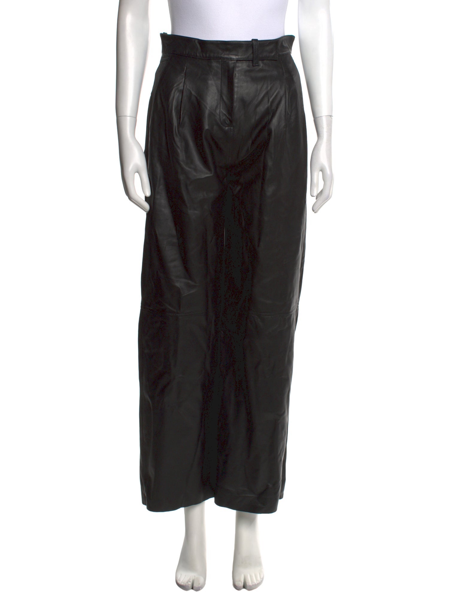 Dorothee Schumacher Lamb Leather Wide Leg Pants