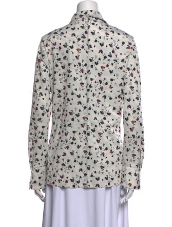 Dorothee Schumacher Floral Print Long Sleeve Button-Up Top