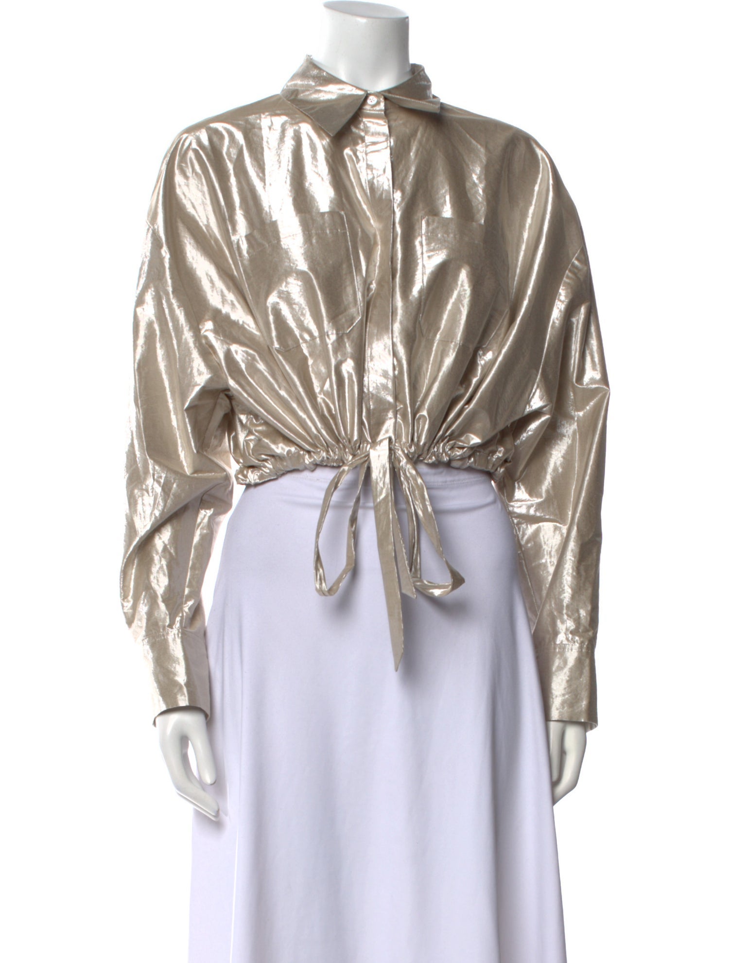 Dorothee Schumacher Long Sleeve Crop Top