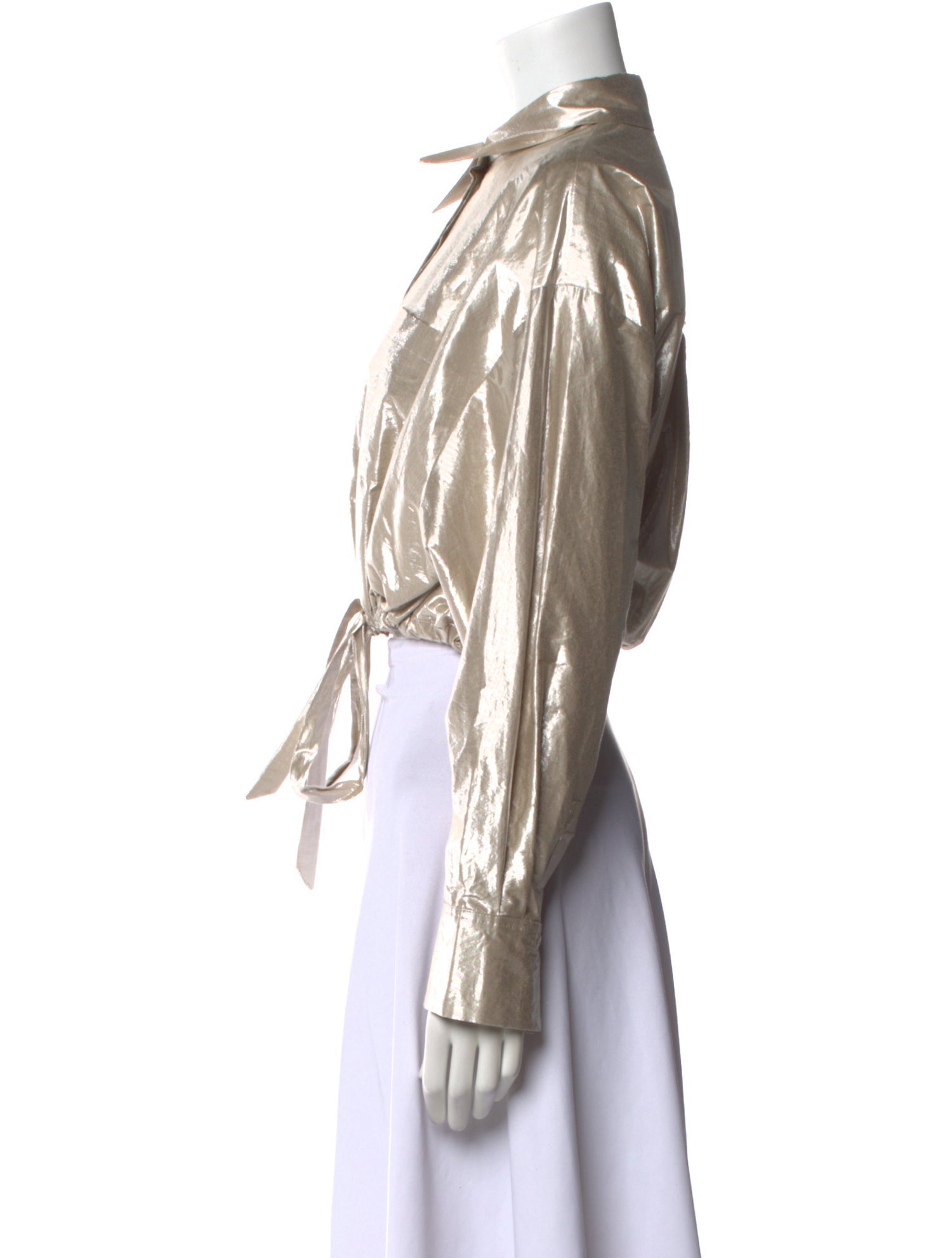 Dorothee Schumacher Long Sleeve Crop Top