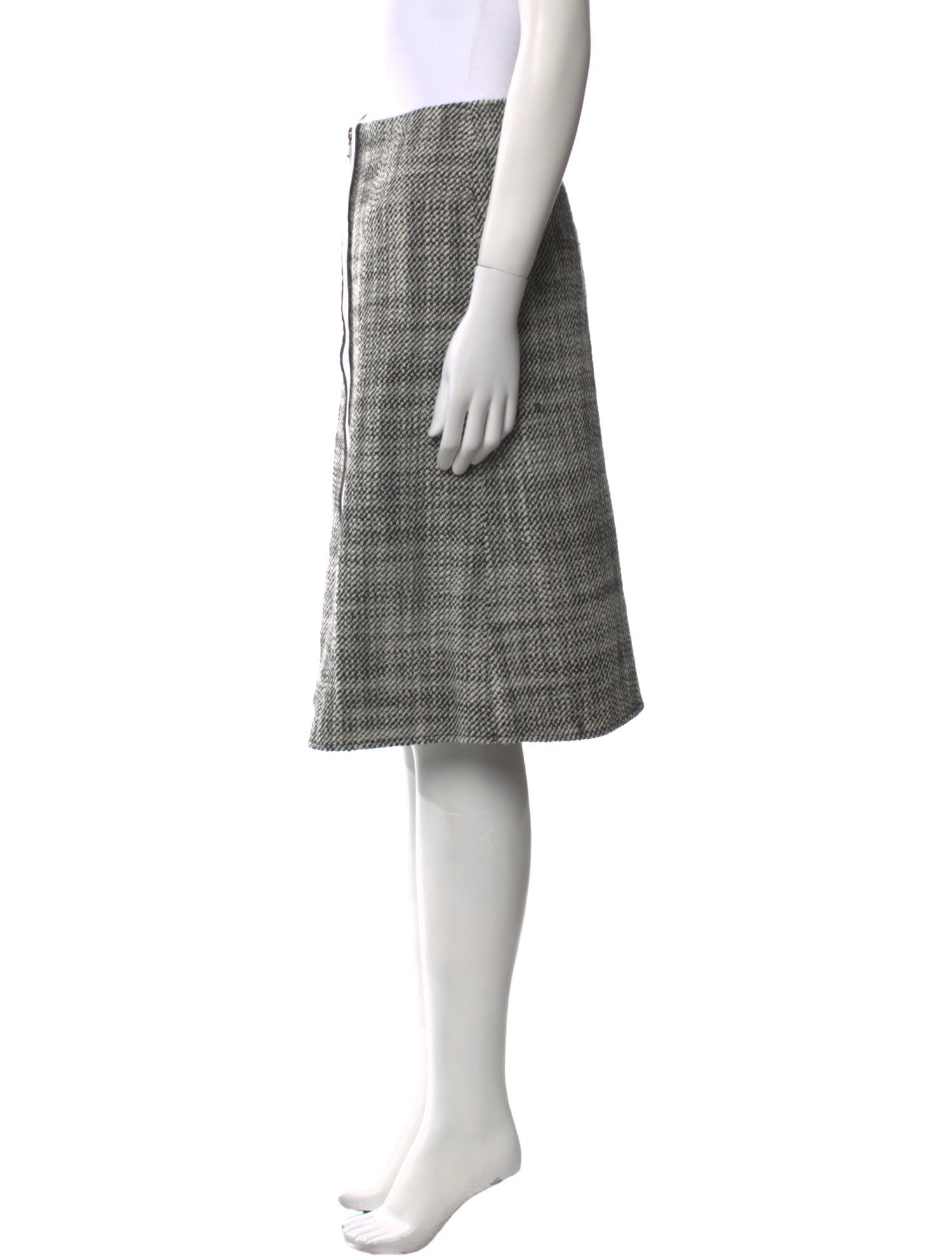 Dorothee Schumacher Plaid Print Knee-Length Skirt
