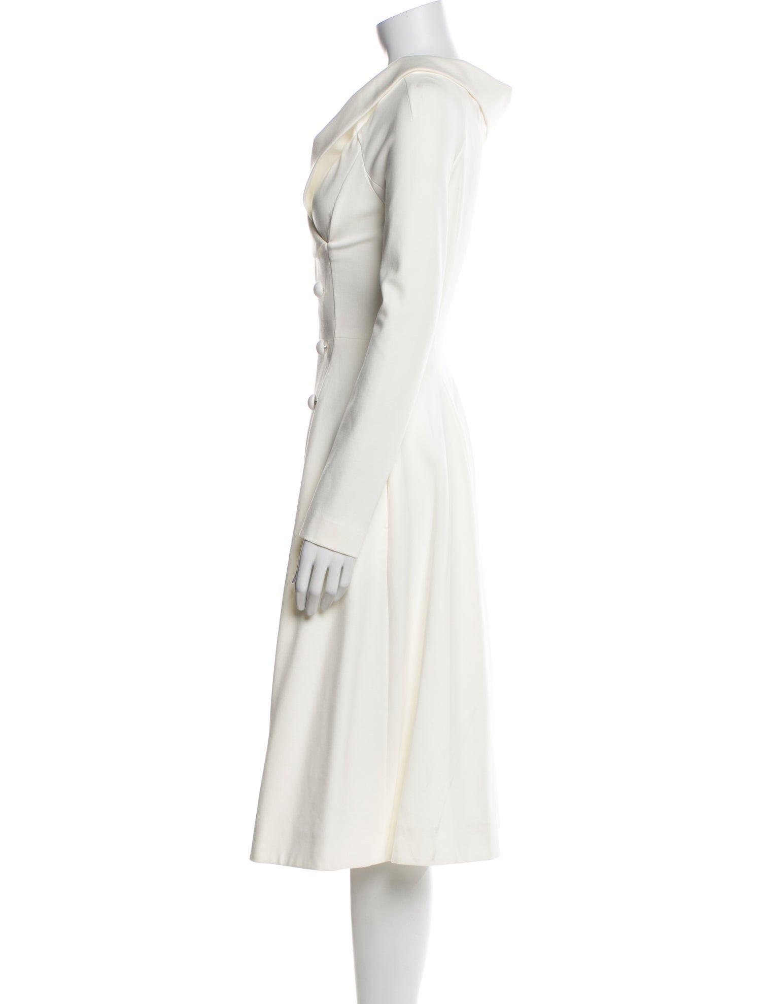 Dorothee Schumacher Cowl Neck Midi Length Dress w/ Tags