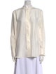 Dorothee Schumacher Silk Long Sleeve Button-Up Top