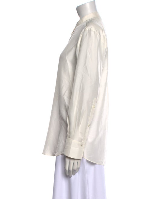 Dorothee Schumacher Silk Long Sleeve Button-Up Top