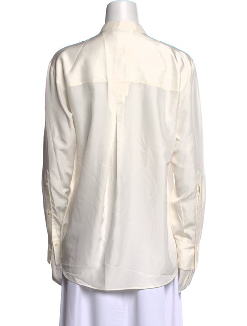 Dorothee Schumacher Silk Long Sleeve Button-Up Top