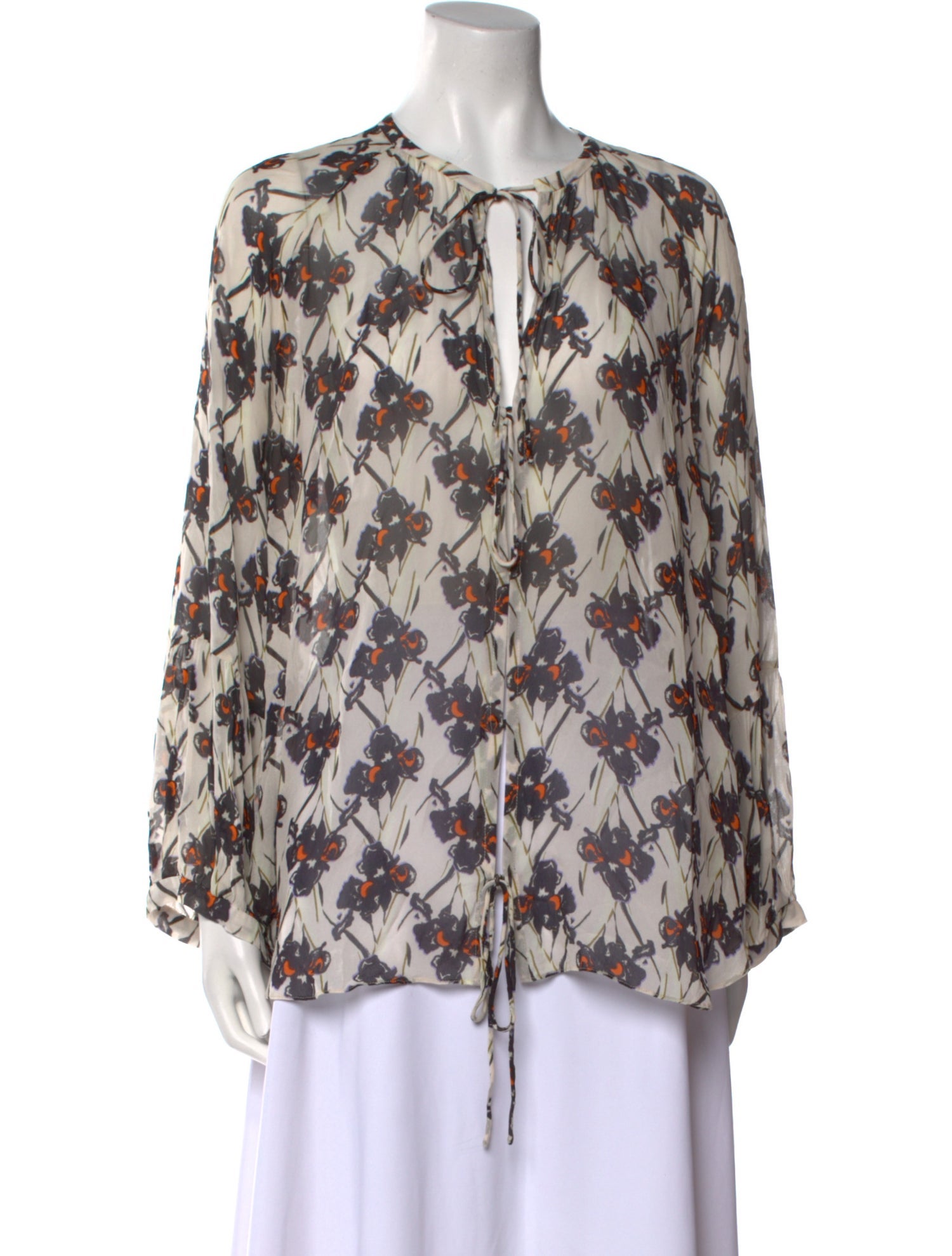 Dorothee Schumacher Printed V-Neck Blouse