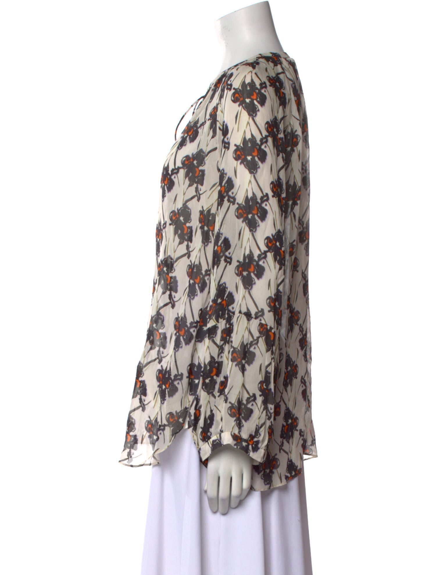 Dorothee Schumacher Printed V-Neck Blouse