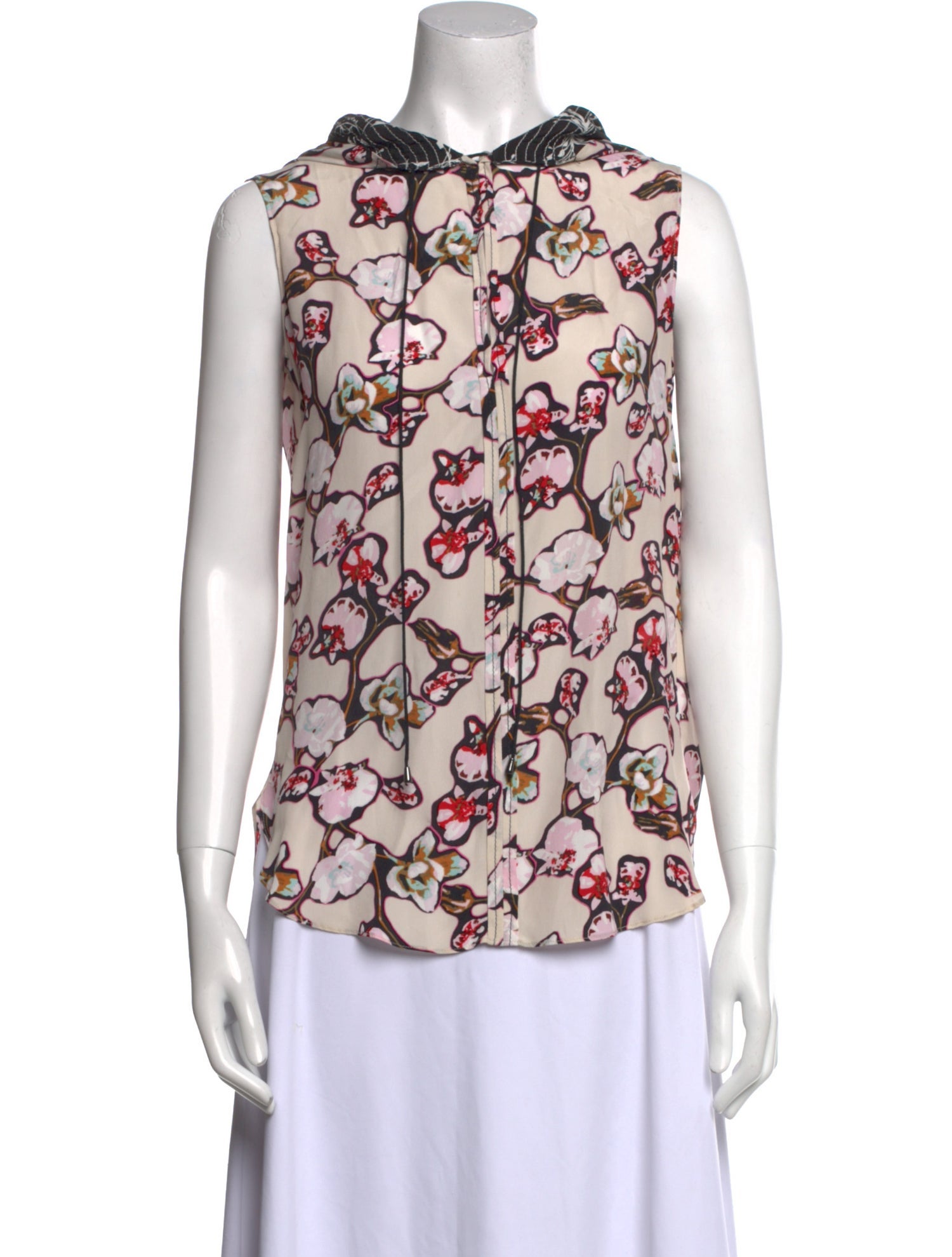 Dorothee Schumacher Floral Print Mock Neck Blouse
