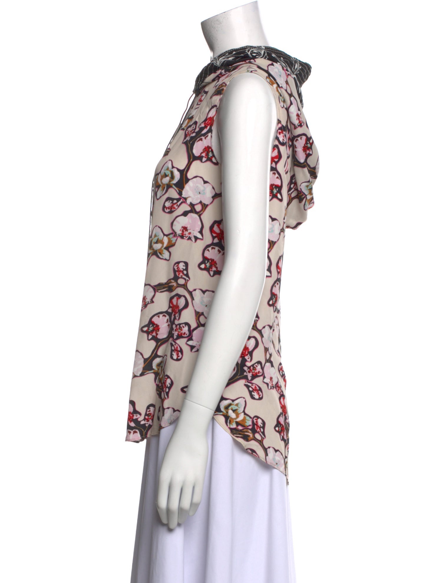 Dorothee Schumacher Floral Print Mock Neck Blouse