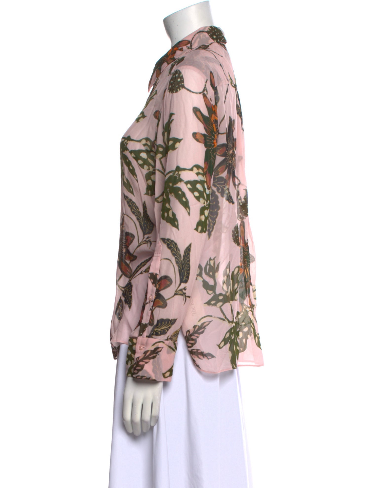 Dorothee Schumacher Floral Print Long Sleeve Blouse