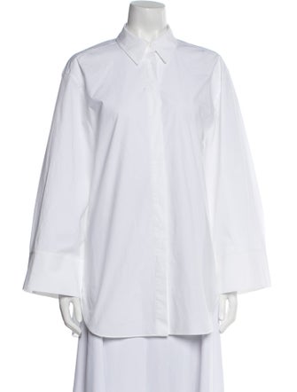 Dorothee Schumacher Long Sleeve Button-Up Top